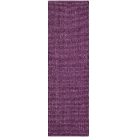 Safavieh 2 ft. 6 in. x 8 ft. Runner Casual Purple Natural Fiber Rug NF447B-28
